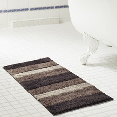 RT designer's collection ombre微纖維低音啞光墊浴室腳手架, 1個, 巧克力