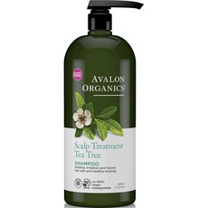 AVALON ORGANICS 頭皮護理茶樹洗髮精, 1瓶, 946ml