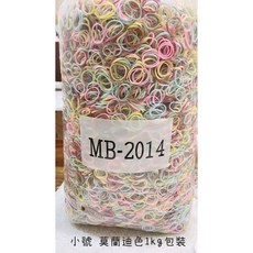 橡皮筋大包裝1KG - 黑色高彈力耐用橡皮筋，適用於辦公室、居家收納, 小號莫蘭迪色1KG, 1個