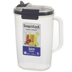 Snap Lock 漸進式防漏果汁罐, 2L, 灰色的