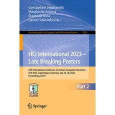 (英文圖書) Hci International 2023 - Late Breaking Posters: 25th International Conference on Human-Comput... 平裝版, Springer, 英文