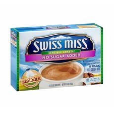 SWISS MISS 無糖熱可可沖泡粉 8入, 1個, 125克