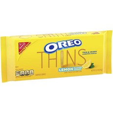 OREO 奧利奧 薄脆夾心餅乾 檸檬口味, 1包, 371g