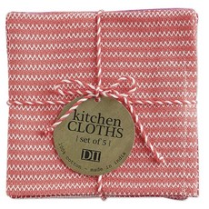 DESIGN IMPORTS Malibu 廚房洗碗擦手巾 5件套, 1個, 混色