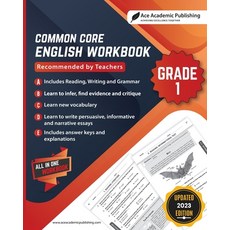 (英文圖書) Common Core English Workbook: Grade 1 平裝版, Ace Academic Publishing, 英文