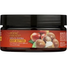 DESERT ESSENCE 乳木果 & 荷荷巴身體潤膚霜, 1個, 221.8ml