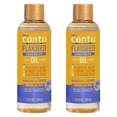 cantu 亞麻籽護髮油, 2個, 100ml