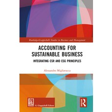 (英文圖書) Accounting for Sustainable Business: Integrating CSR and ESG Principles 精裝版, Routledge, 英文