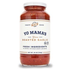 yo mama's foods 榮耀烤大蒜番茄醬, 1個, 708g