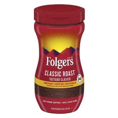 Folgers 即溶咖啡水晶經典烘焙, 1個