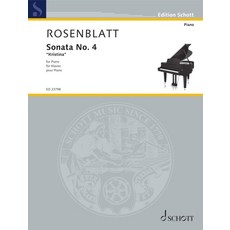 (英文圖書) Rosenblatt: Sonata No. 4 Kristina for Piano 平裝版, Schott, 英文