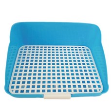 【貼心寵兒】四角角落式天竺鼠便盆，三色可選，寵物廁所，天豬便盆, 紫, 1個