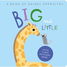 (英文圖書)Big and Little: A Book of Animal Opposites Board Books, Tiger Tales, 英文, 硬頁書