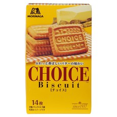 MORINAGA 森永 Choice奶油風味餅乾 14塊入, 1盒