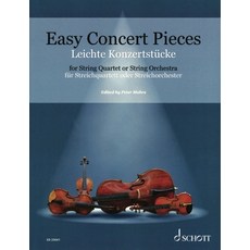 Easy Concert Pieces: 26 Easy Concert Pieces from 4 Centuries for String Quartet or Orchestra Score a... 平裝版, Schott, 英文