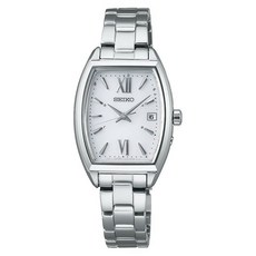 Seiko 精工 Selection S系列酒桶型太陽能電波女性手錶 SWFH125