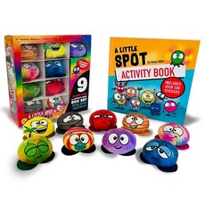 (英文圖書)A Little Spot of Feelings 9 Plush Toys with Activity Book Box Set 平裝版, Diane Alber Art LLC, 英文