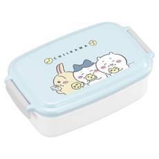 Chiikawa 吉伊卡哇 可微波單層便當盒, 1個, 藍色+灰色