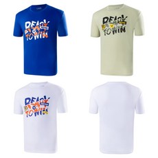 凱將體育羽球店 塗鴉READY TO WIN T-Shirt (中性款) T-2311, 白色