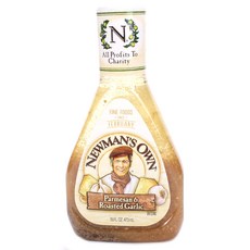 NEWMAN'S OWN 帕馬森起司烤大蒜醬, 1個, 473毫升