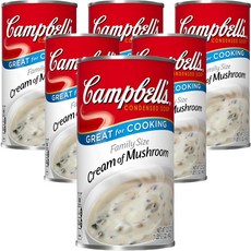 Campbell's 金寶 奶油蘑菇濃湯罐裝, 6罐, 640g
