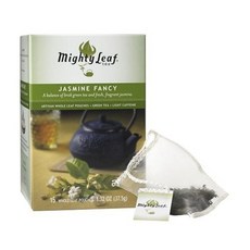 mighty Leaf 草本茶包, Jasmine Fancy Green Tea, 37.5g, 15包, 1盒
