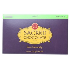 SACRED CHOCOLATE 神聖巧克力薄荷 62% 可可, 1個, 37.7克