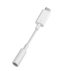 3.5mm DAC 耳機轉接線 (適用 iPad Air 5 A2589/A2591/A2588), 白色