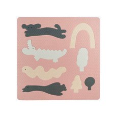 【台灣製 Pato Pato】益智拼圖系列（多款可選，顏色隨機）一邊遊戲，一邊學習, 馬卡龍色系混搭（雙色）