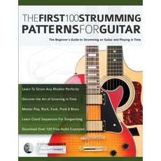(英文圖書) The First 100 Strumming Patterns for Guitar: The Beginner's Guide to Strumming on Guitar and ... 平裝版, WWW.Fundamental-Changes.com, 英文