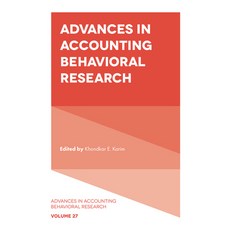 (英文圖書) Advances in Accounting Behavioral Research 精裝版, Emerald Publishing Limited, 英文