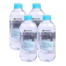 GARNIER 卡尼爾 防水彩妝可用卸妝水, 4瓶, 400ml