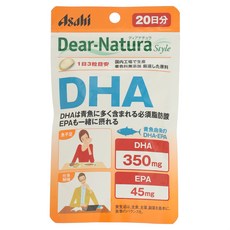 Asahi 朝日 Dear Natura魚油DHA軟膠囊 350mg, 1個, 60片