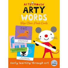 (英文圖書)Arty Mouse Words Wipe Clean Flash Cards 精裝版, Gemini Children's, 英文