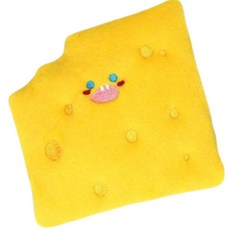 芝士造型寵物藏食嗅聞玩具, 黃色, 1