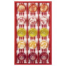 Nakajimataishodo Hitotoe水果果凍禮盒 15顆入, 1個