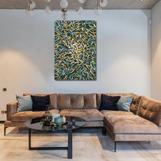 御畫房 抽象手繪油畫 70x100cm DB-054