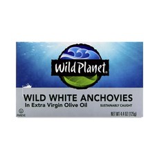 Wild Planet 野生白鯷魚配特級初榨橄欖油, 1個, 125g