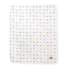 Hoppetta 蘑菇森友會天絲三層紗被 L 嬰兒紗布被