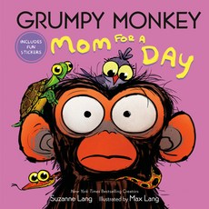 (英文圖書)Grumpy Monkey Mom for a Day: Includes Fun Stickers 精裝版, Random House Studio, 英文