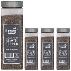 BADIA 無麩質研磨黑胡椒粉, 4個, 453.6克