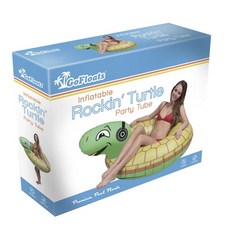 Gofloats 充氣派對成人管, 1個, 搖滾龜