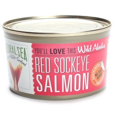 NATURAL SEA 紅鮭魚罐頭, 1罐, 213g