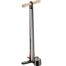 Lezyne Steel Floor Drive 鋼製直立式打氣筒 - 小蔡單車專業推薦，精準耐用，輕鬆充氣, 金屬銀