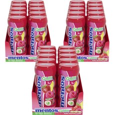 mentos 曼陀珠 口香糖紅果青檸味15片, 30入