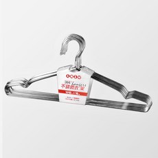 天瓶工坊 304不鏽鋼衣架，堅固耐用，防鏽抗潮，提供32/42公分兩種尺寸選擇, 32公分(1支)304不鏽鋼衣架, 1個