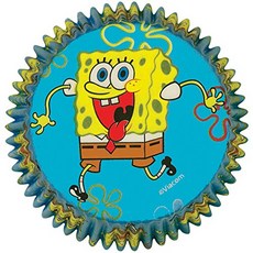 Wilton 惠爾通 SpongeBob SquarePants 烘焙杯 5cm, 50件, 混色