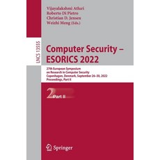 (英文圖書) Computer Security - ESORICS 2022: 27th European Symposium on Research in Computer Security C... 平裝版, Springer, 英文