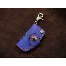 KH手工皮革工作室 MIT台灣製造 Vespa鑰匙包 偉士牌鑰匙皮套 LX Primavera Sprint FL GTS 300 SUPER SPORT 衝刺 150 春天, 寶藍色, 1個