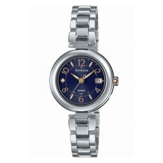 CASIO 卡西歐 SHEEN 女款太陽能電波錶 SHW-7100TD-2AJF, 銀